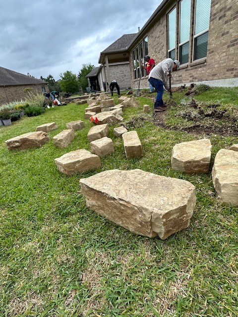 Front-Yard Xeriscape Planting & Planted Beds II in Conroe, TX