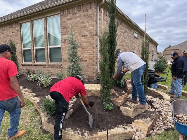 Front-Yard Xeriscape Planting & Planted Beds IV in Conroe, TX