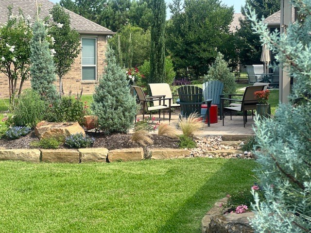 Front-Yard Xeriscape Planting & Planted Beds VII in Conroe, TX