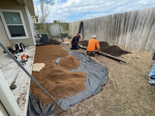 Flagstone Dry Creek Bed & Patio 16