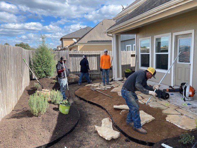 Flagstone Dry Creek Bed & Patio 18