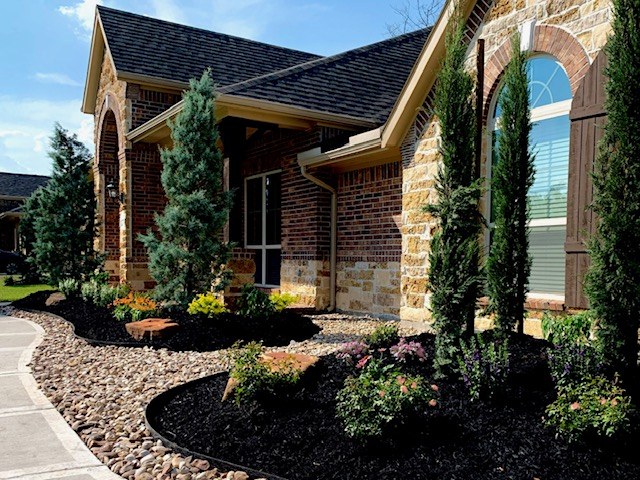 Front-Yard Planted Beds II in Conroe, TX