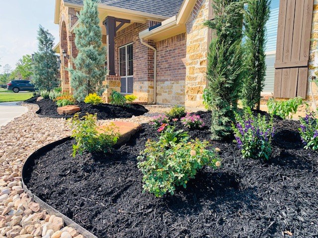 Front-Yard Planted Beds III in Conroe, TX