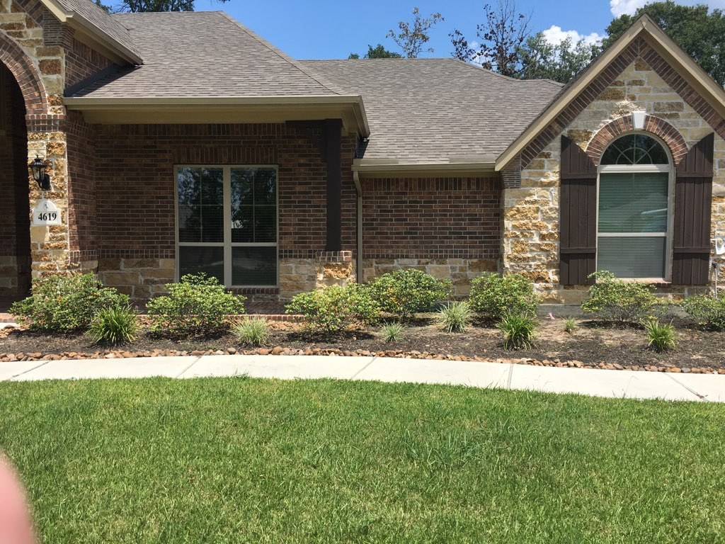 Front-Yard Planted Beds VII in Conroe, TX
