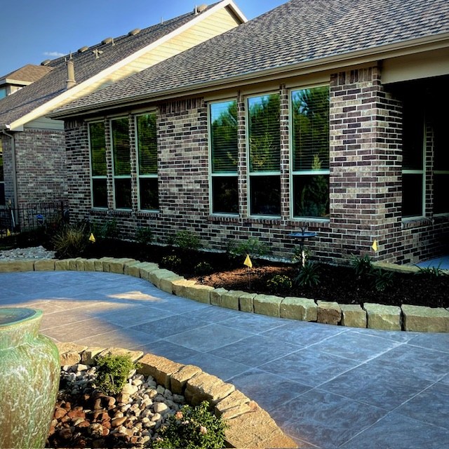 Flagstone Dry Creek Bed & Patio VI
