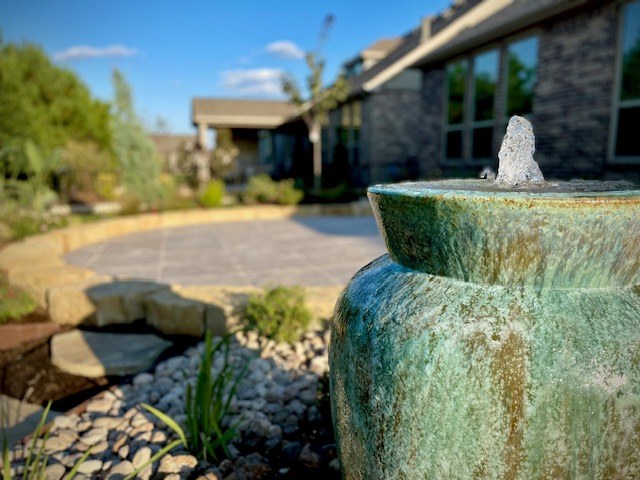 Flagstone Dry Creek Bed & Patio X