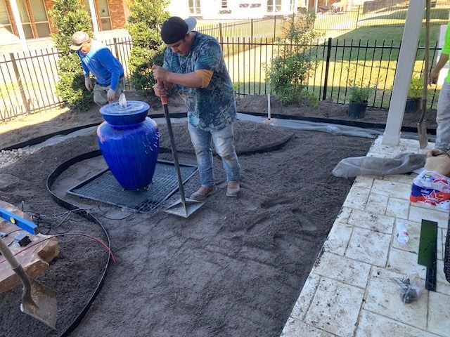 Dry Creek Bed & Planted Beds III