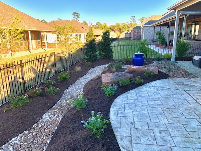 Dry Creek Bed & Planted Beds IV